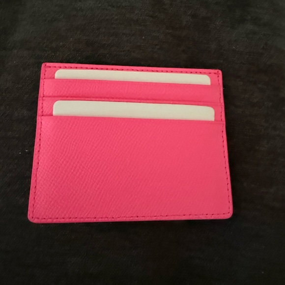 Furla authentic Vibrant hot Pink Card Case all included NWT - Picture 6 of 7